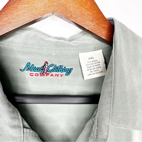 Maui Clothing Company Button Down Shirt XXL - Picture 2 of 4